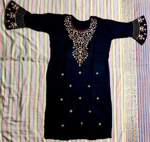 Embroidery Work Kurti Single Pc