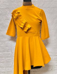 Yellow Frill Dress For 599 Coin Fixed Price