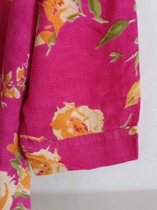 Floral Print Shirt Top