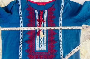 Elegant Blue Kurta Set