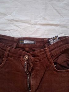 Brown Wide Leg Jeans