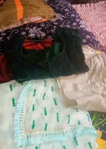 saree with readymade blouse