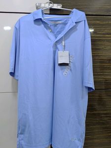 Peter Millar Polo - Light Blue, Size Large