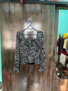 Zebra Print Top