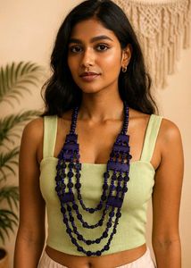 🎄Buy 1, Get 1 Free🎁 Layered Wooden Bead Necklace