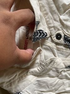 Patterned Shirt Dress