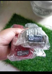 Quilted Pencil Cases - Gray &amp; Red