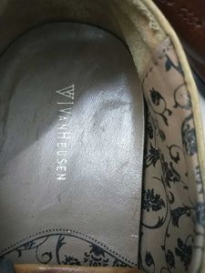 Van Heusen Brown Leather Formal Shoes