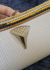 Shiny Clutch With Sling👝