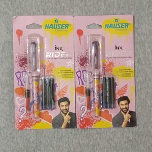 Hauser INX Rider Fountain Pen pack of 2