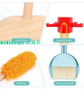 Wooden House Cleaning Set