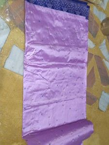 Elegant Lavender &amp; Blue Saree