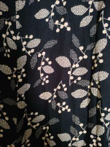 Black Floral Kurti