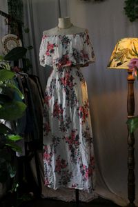 Floral Off-Shoulder Dress
