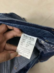 Dark Blue Denim Jeans