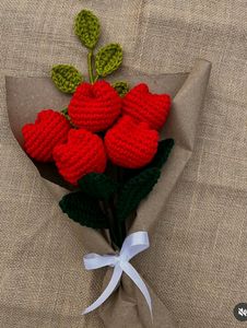 Red Tulips Bouquet 💐