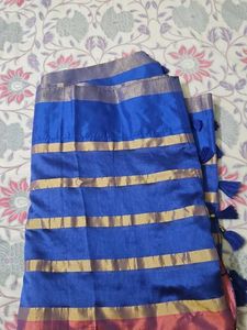 Elegant Blue Saree with blouse