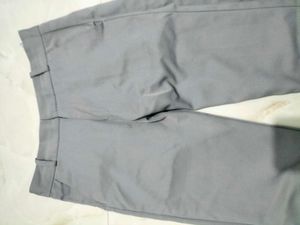 Gray Casual Pants