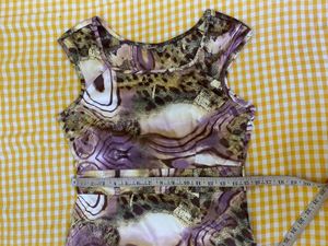 Stretchy Abstract Print Dress Just 34 Waist 30