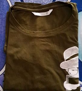 Olive Short Tee