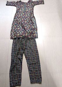 Floral Print Kurta Set