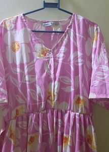 Pink Floral Gown