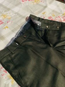 Dark Green Formal Pants
