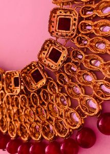 Mehrum Kundan Set For Wedding Festival