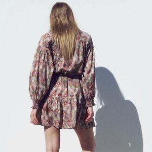 Zara Limited Edition Printed Bohemian Mini Dress