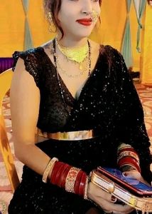 😱Model Trending Beautiful Black Saree 💕