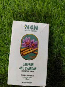 N4N Saffron &amp; Chandan Night Repair Serum