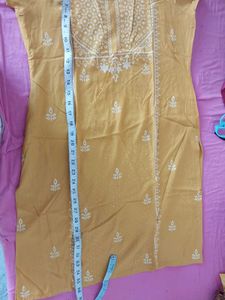 Mustard Kurta