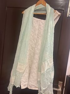 Pure Cotton With Lace Work