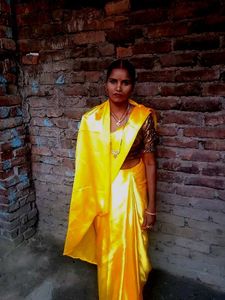 2 silk satin shiny saree