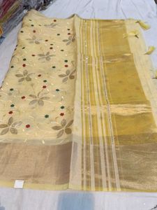 Chanderi Silk Sari (Brand New