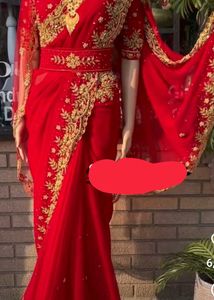 Red Bridal Saree
