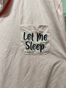 Night Wear | Shirt | Baby Pink Colour