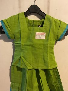 Cute Green Skirt Blouse Set
