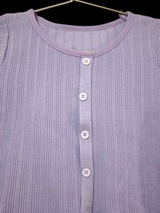 Purple Crop Top