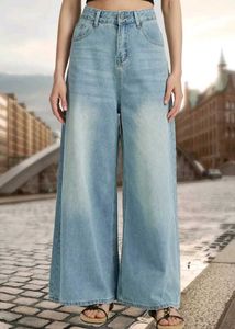 Wide Leg Denim Jeans