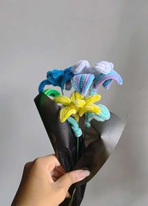 Unique Chenille Stem Flower Bouquet