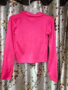 Pink Crop Top