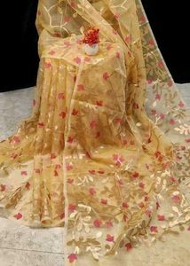 Floral Organza Saree