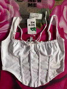 White Corset Top Newme