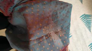 dhoopchav colour saree with sequence border