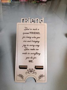 New Friend Wooden Gift Showpiece