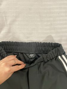 Black And White Striped Joggers