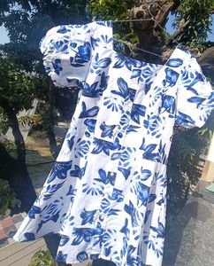 Floral Print Dress Chest Size 30 -35 Can Wear It