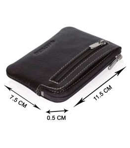 Calfnero Genuine Leather Card Holder Coin Wallet