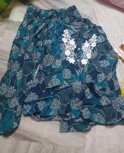COMBO CORDSET With Floral Print Pant Suit